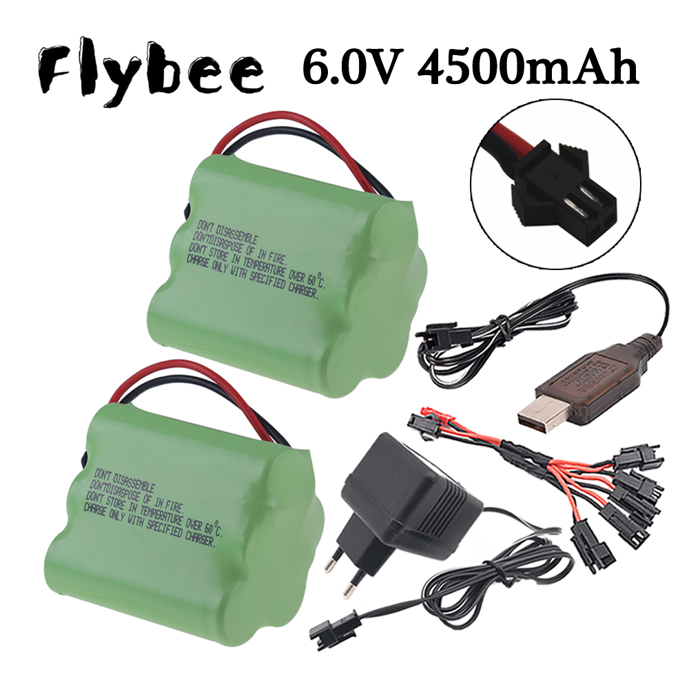 Rc Hobby Trucks - 6v 4500mAh Ni-MH pil SM fiş