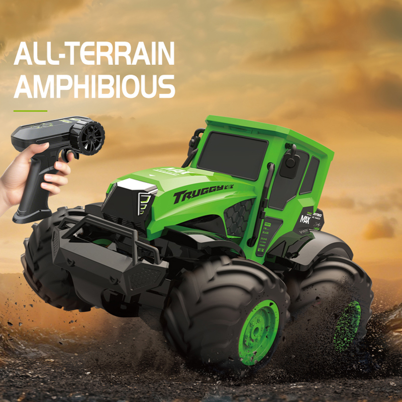 Rc Hobby Trucks - 1:14 Ölçekli Amfibi RC Araba Tam