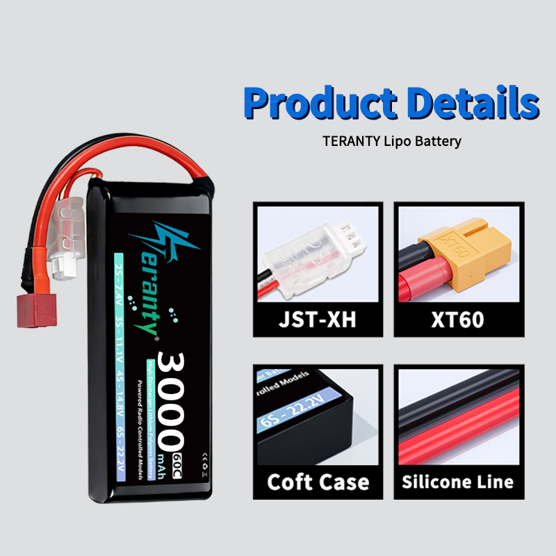 TERANTY 2S 3000mAh Lipo Pil 7. - Rc Hobby & Maskinservice I Eskilstuna incelemesi ve fiyatı