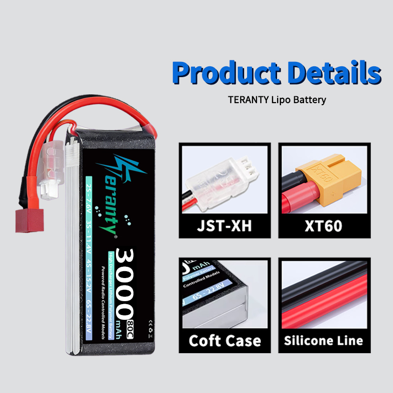 TERANTY 2S 3000mAh Lipo Pil 7. - Rc Hobby & Maskinservice I Eskilstuna incelemesi ve fiyatı